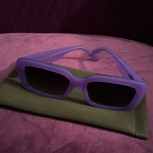 DL Eyewear sunglasses-Dan Levy- Walker frame- purple